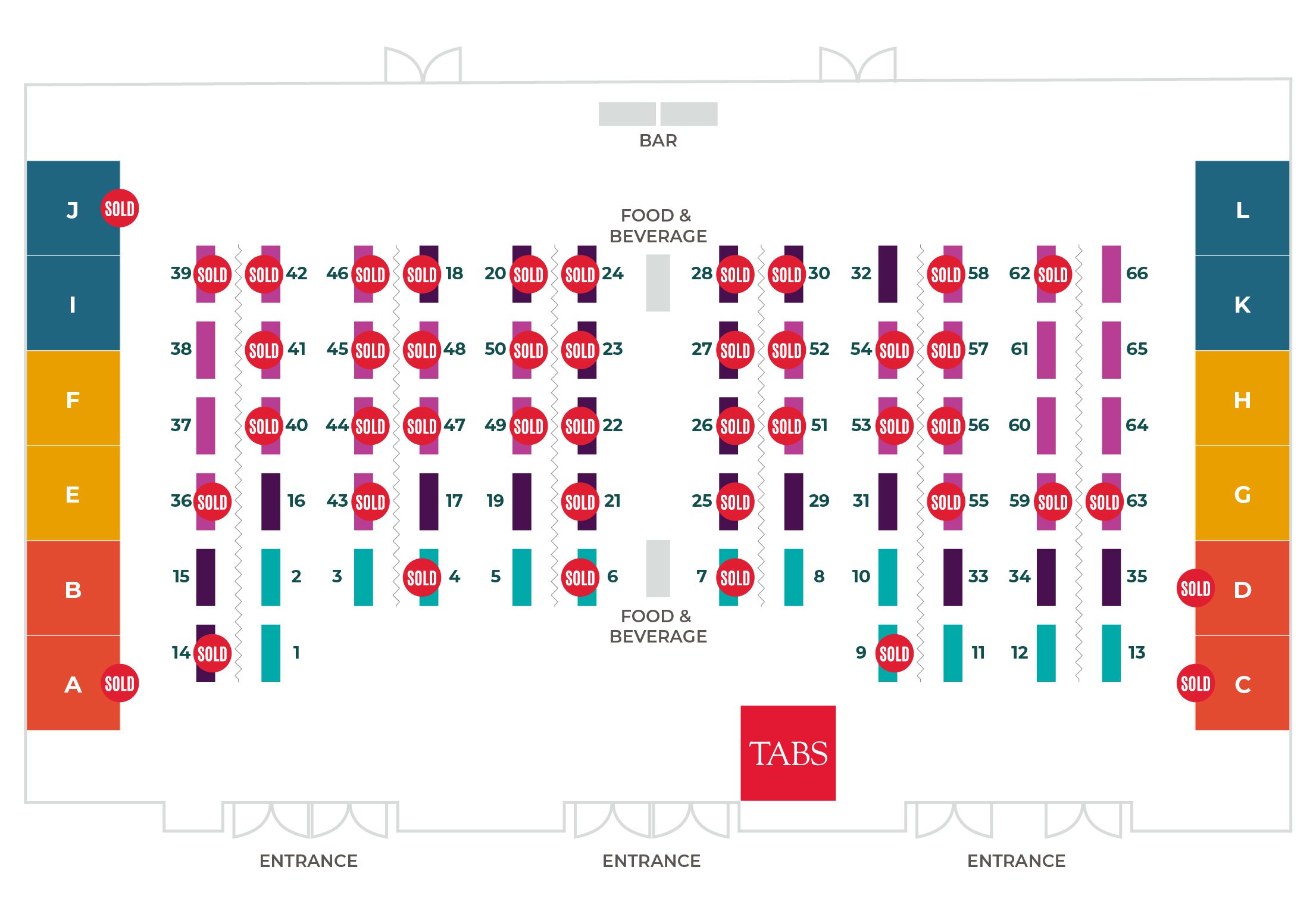 Exhibit hall map